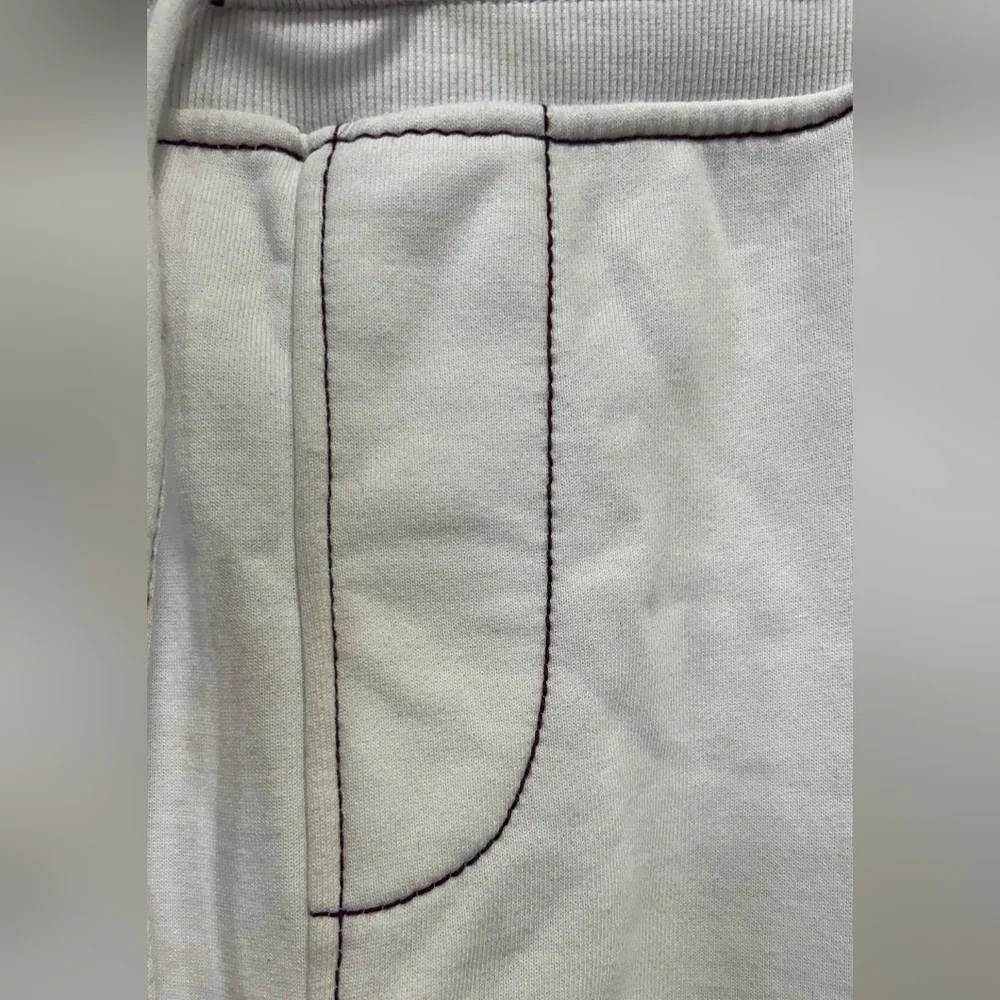 True Religion men‎ big T 2XL jogger sweatpants white grangecore athleisure sport